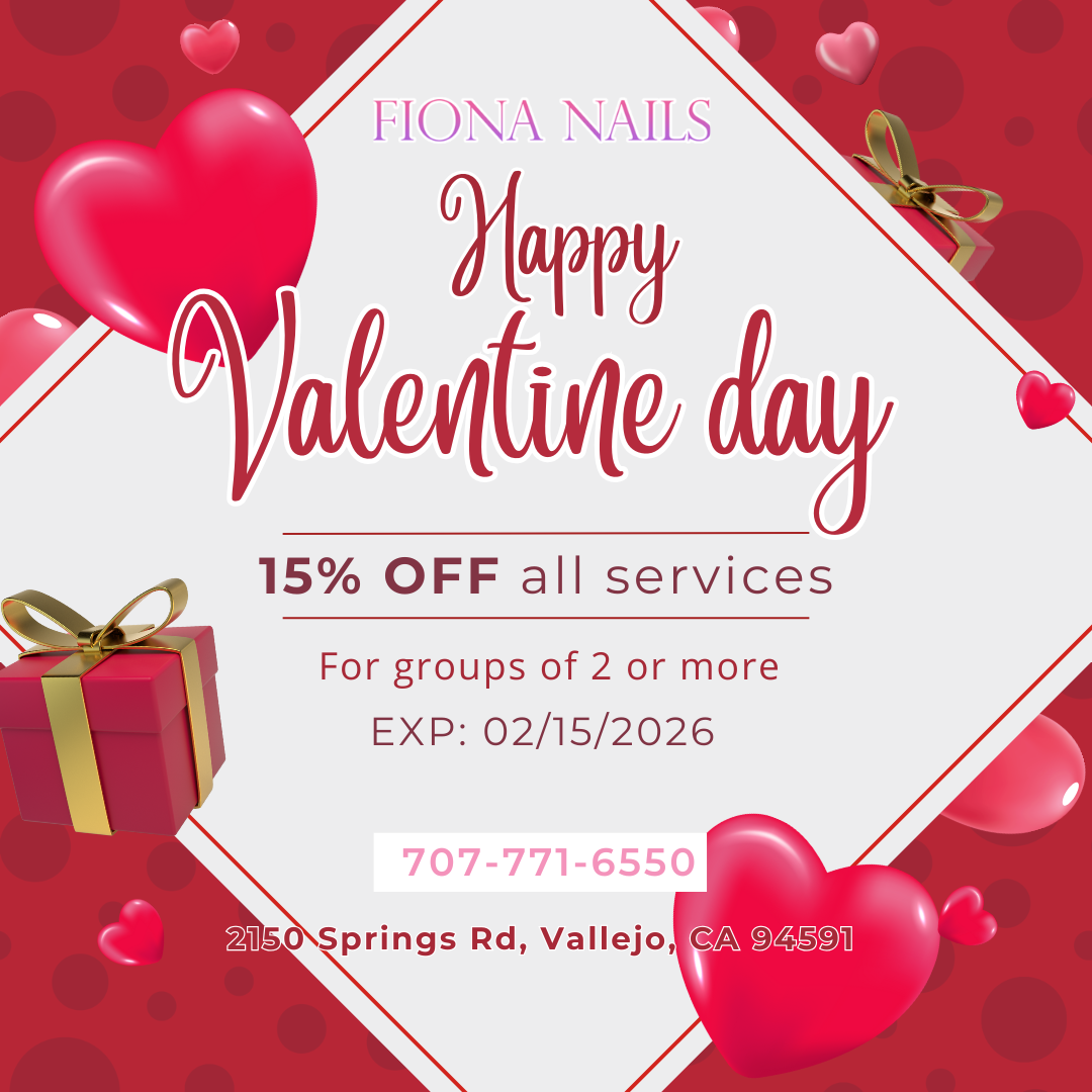 Valentine’s Day Special at Fiona Nails