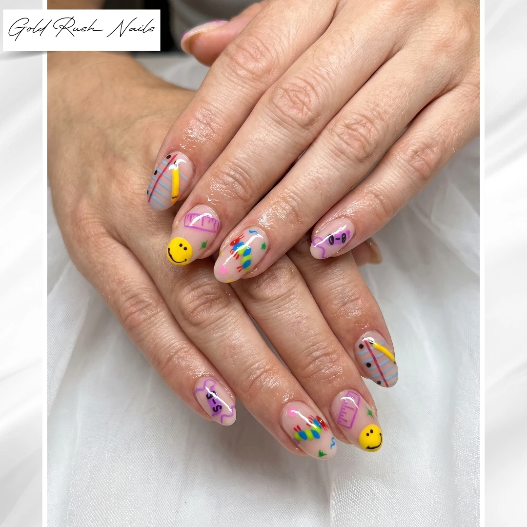 Gold Rush Nails
