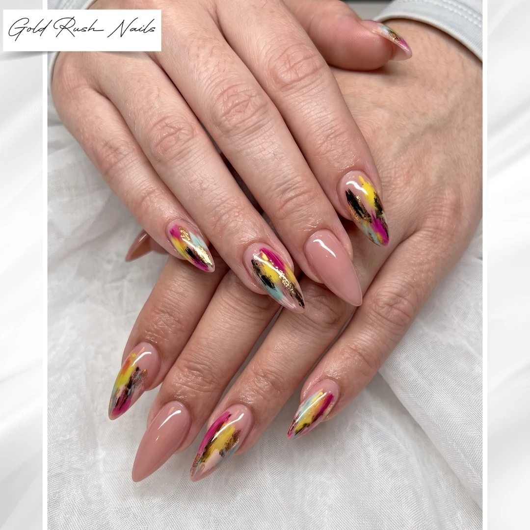 Gold Rush Nails