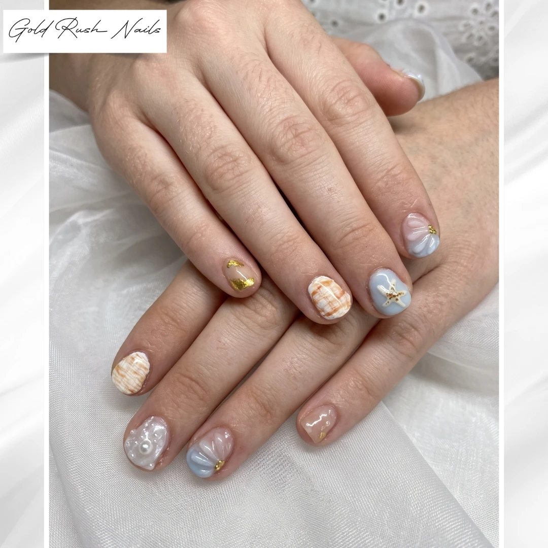 Gold Rush Nails