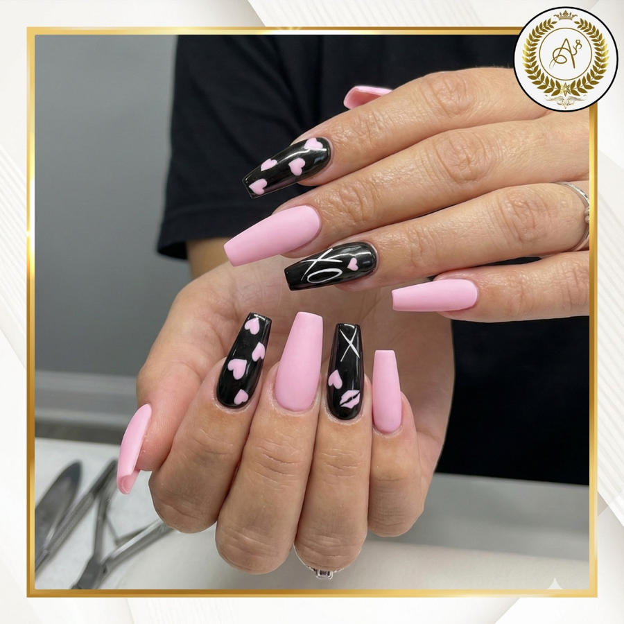 Valentine nail collection