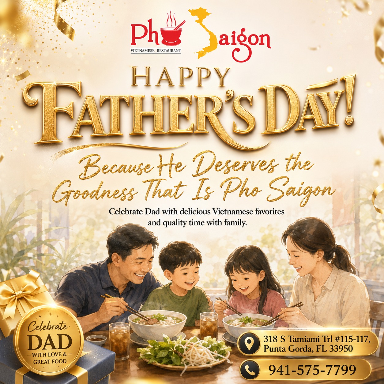 HAPPY FATHER'S DAY FROM PHO SAIGON