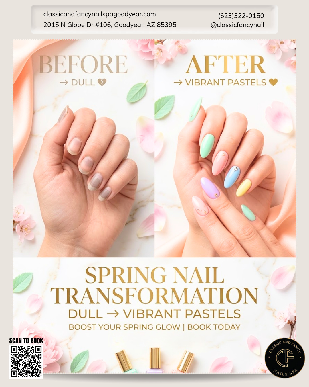 Spring Nail Transformation