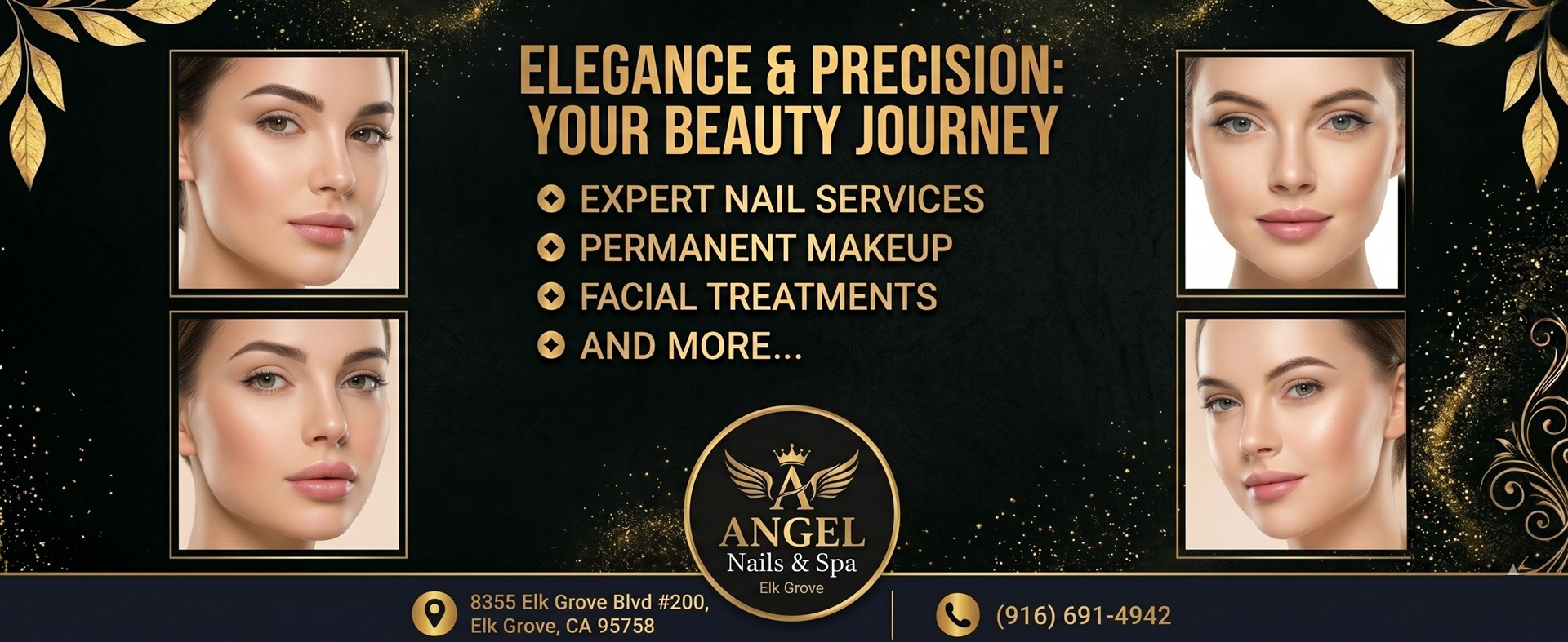 Angel Nails & Spa | Top-rated Nail Salon in Elk Grove, CA 95758 | Permanent Makeup