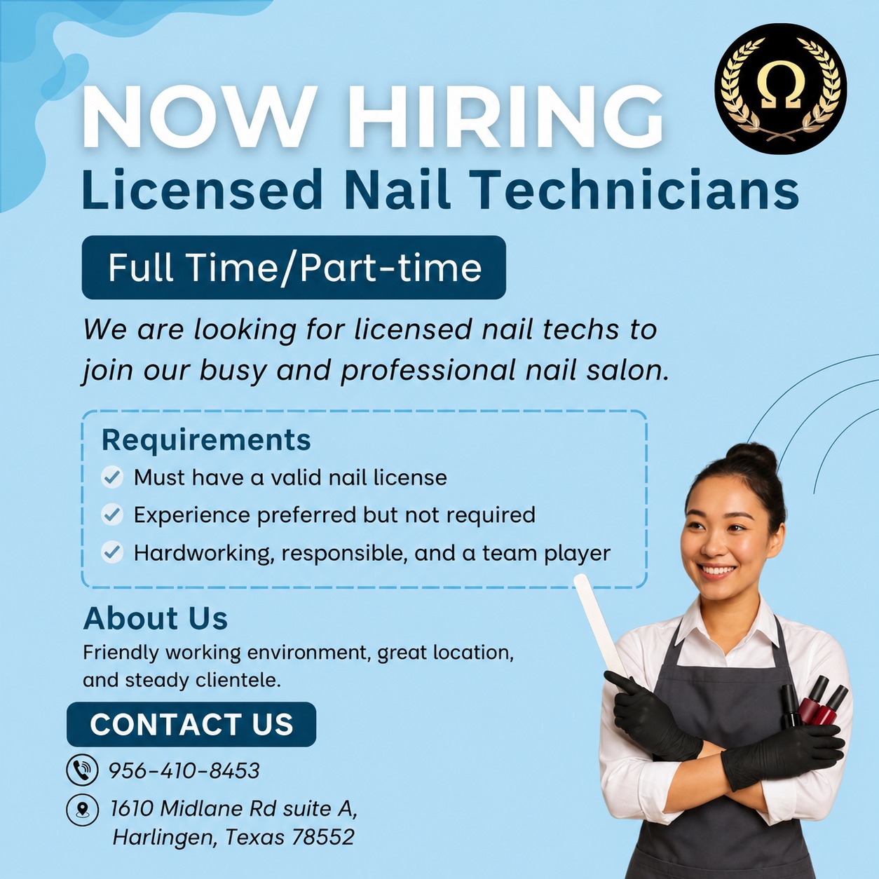 Now Hiring