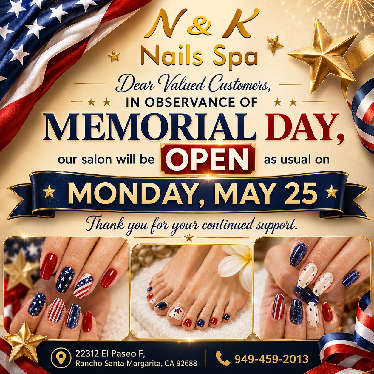 MEMORIAL DAY UPDATE