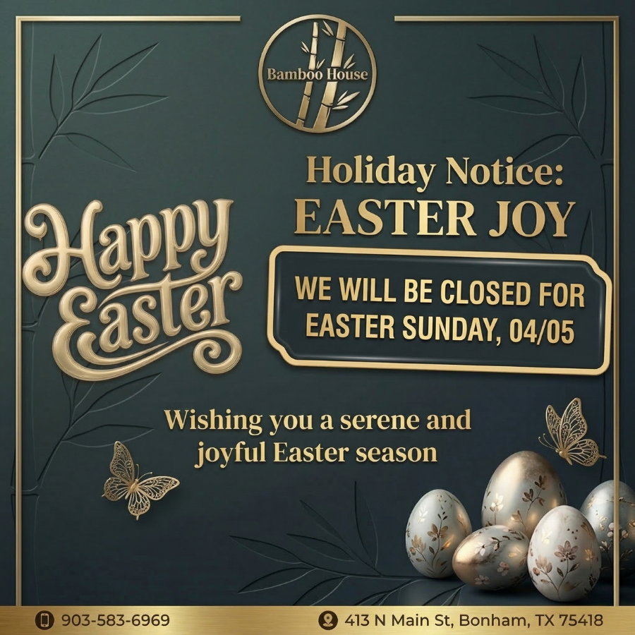 CELEBRATE EASTER JOY WITH BAMBOO HOUSE