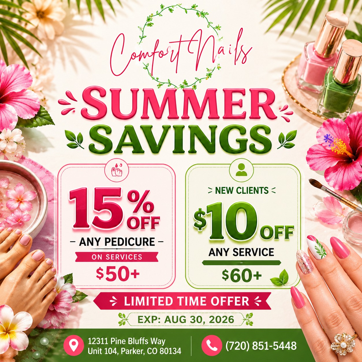 SUMMER SAVINGS ARE HERE
