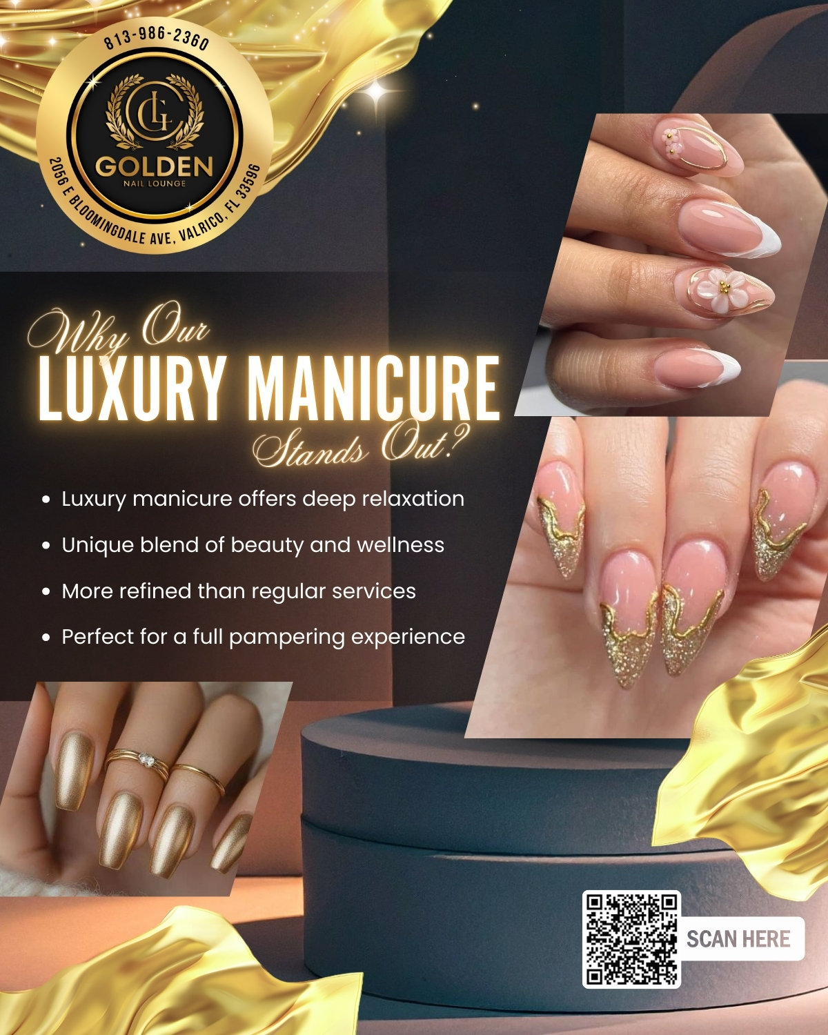 Luxury nail services
