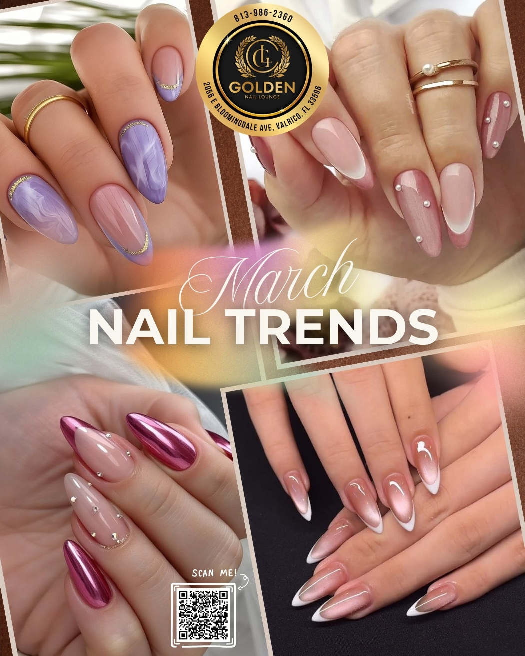 top nail art by Golden Nail Lounge