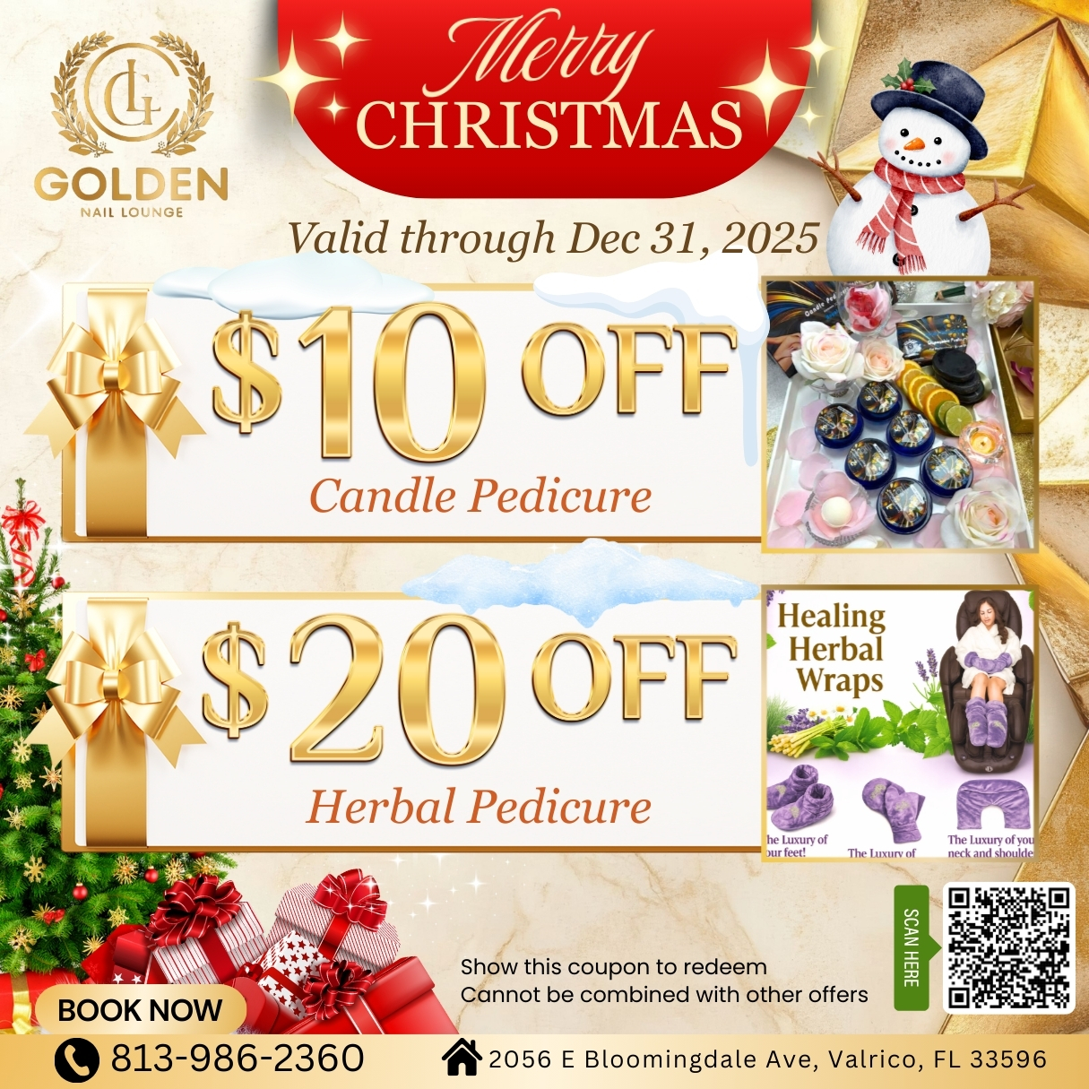Golden Nail Lounge – Holiday Specials