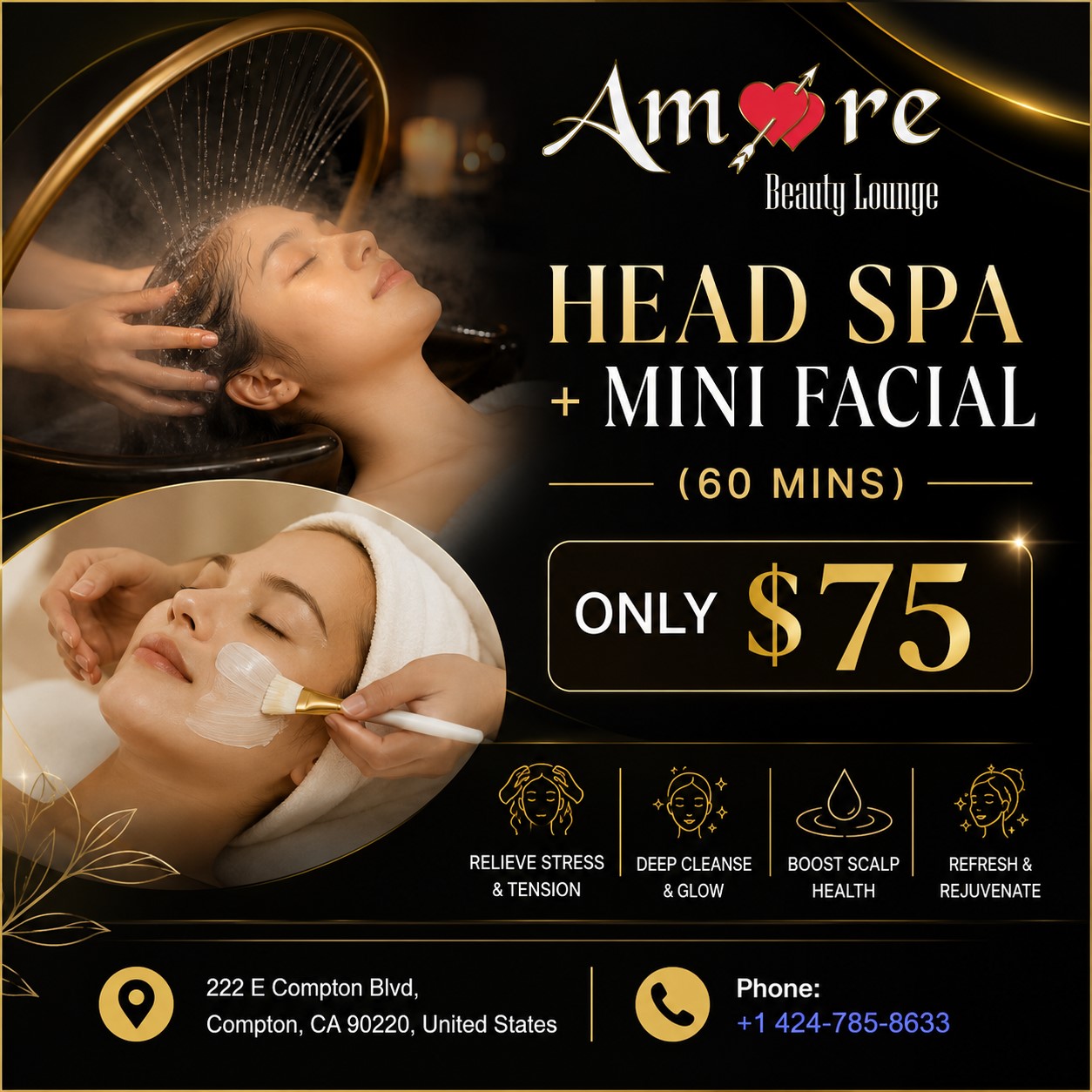 Head Spa & Mini Facial in Compton, CA – Why This Self-Care Treatment Is Worth It