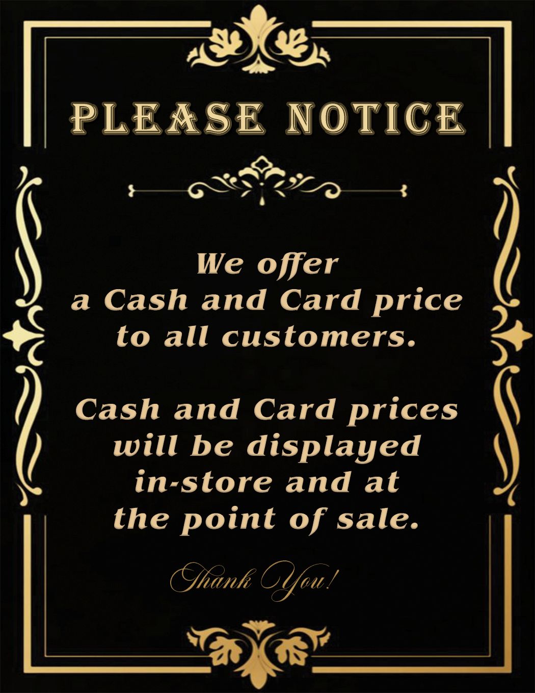 Payment Notice