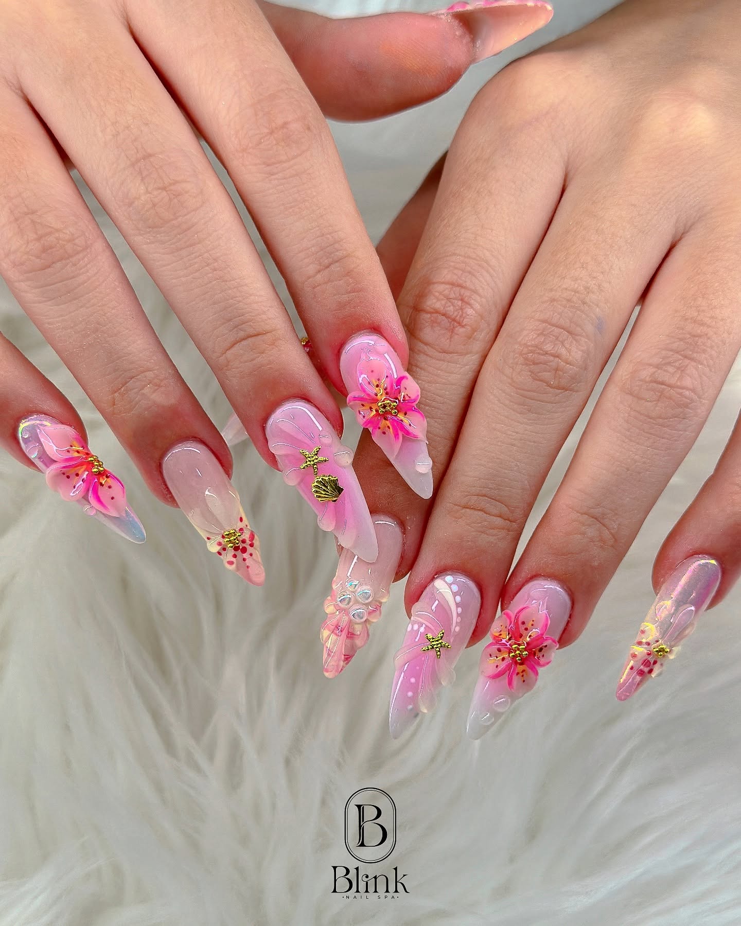Expert Nail care and Creative Nail Design by licensed nail technicians at Blink Nail Spa Hot Springs