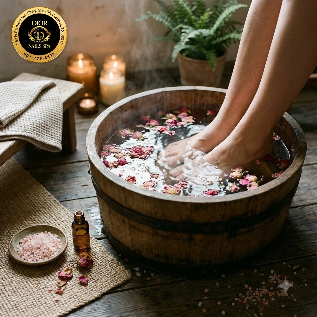 Detox Pedicure treatment steps