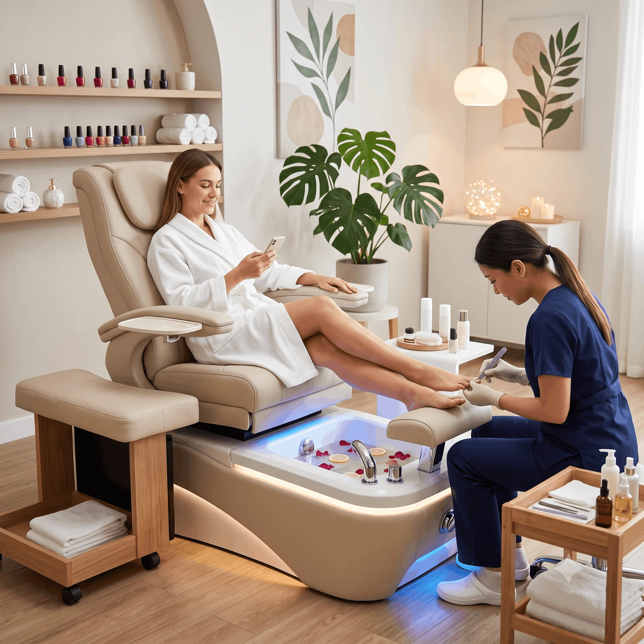 Fastboy Nails luxury salon interior
