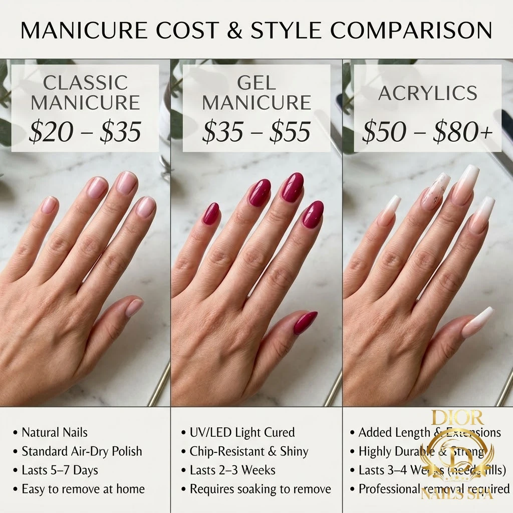classic manicure costs