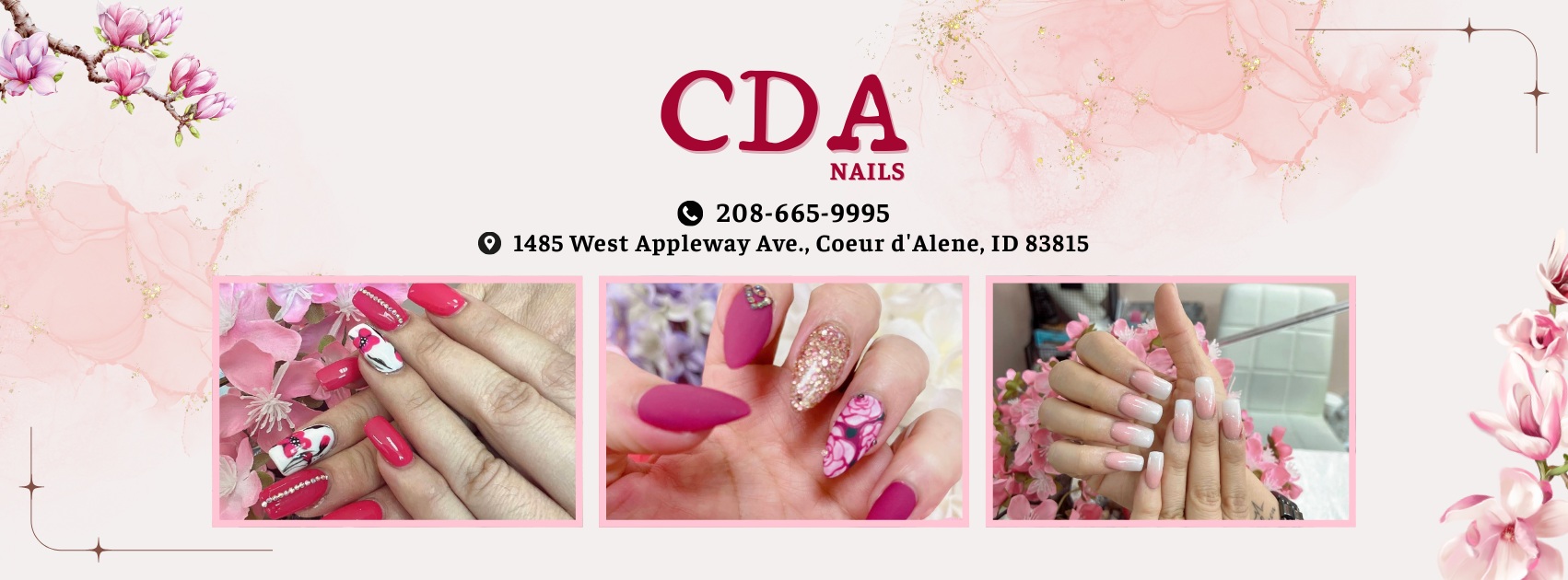Katie Wedding Nails - CDA Nail Salon in Coeur d'Alene