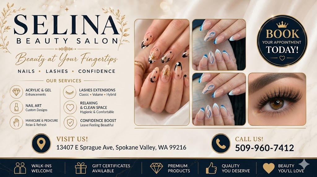Selina Beauty Salon | Nail and Eyelash Services in Spokane Valley, WA 99216