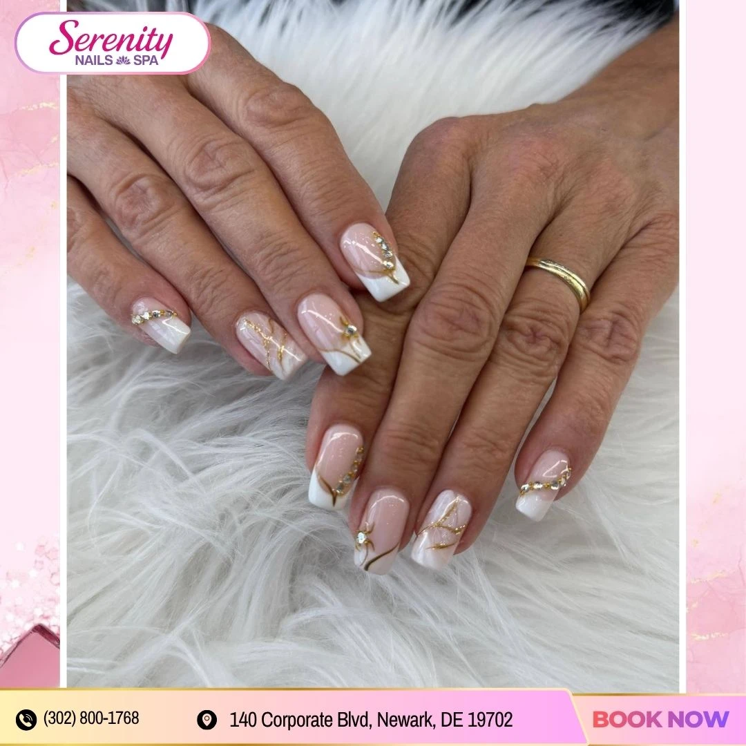 Recent nail art set created at Serenity Nails & Spa