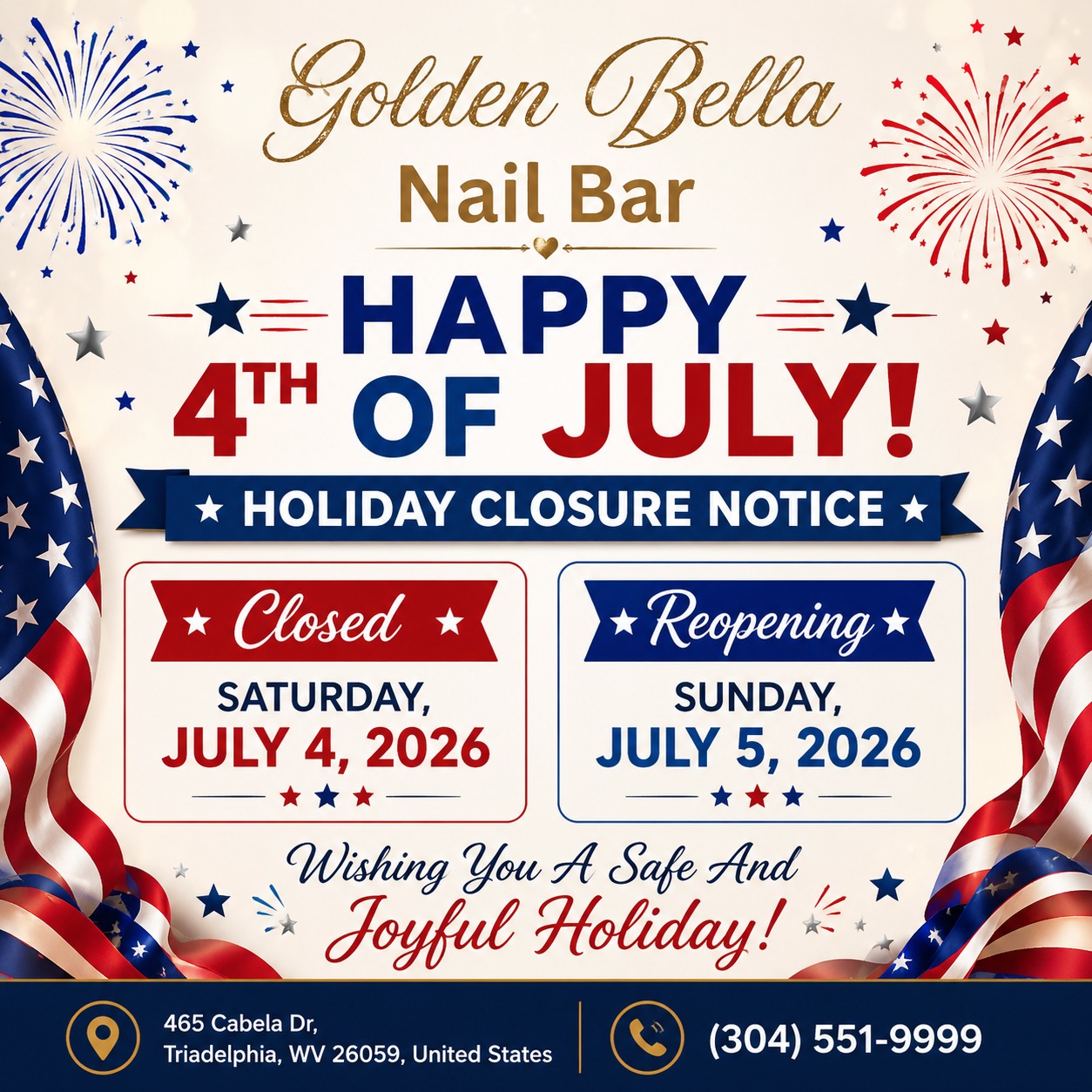 HAPPY 4TH OF JULY