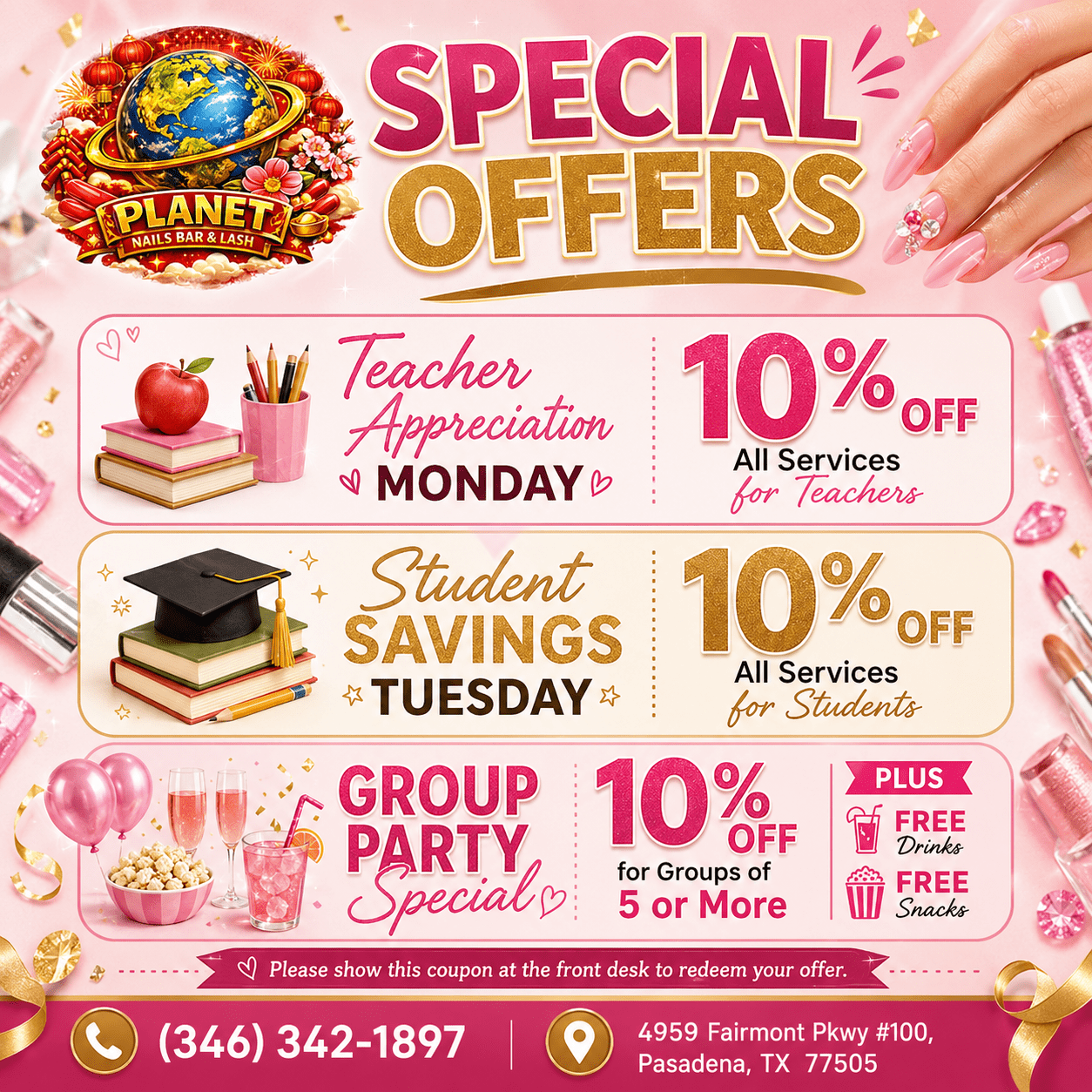 Coupons item 1