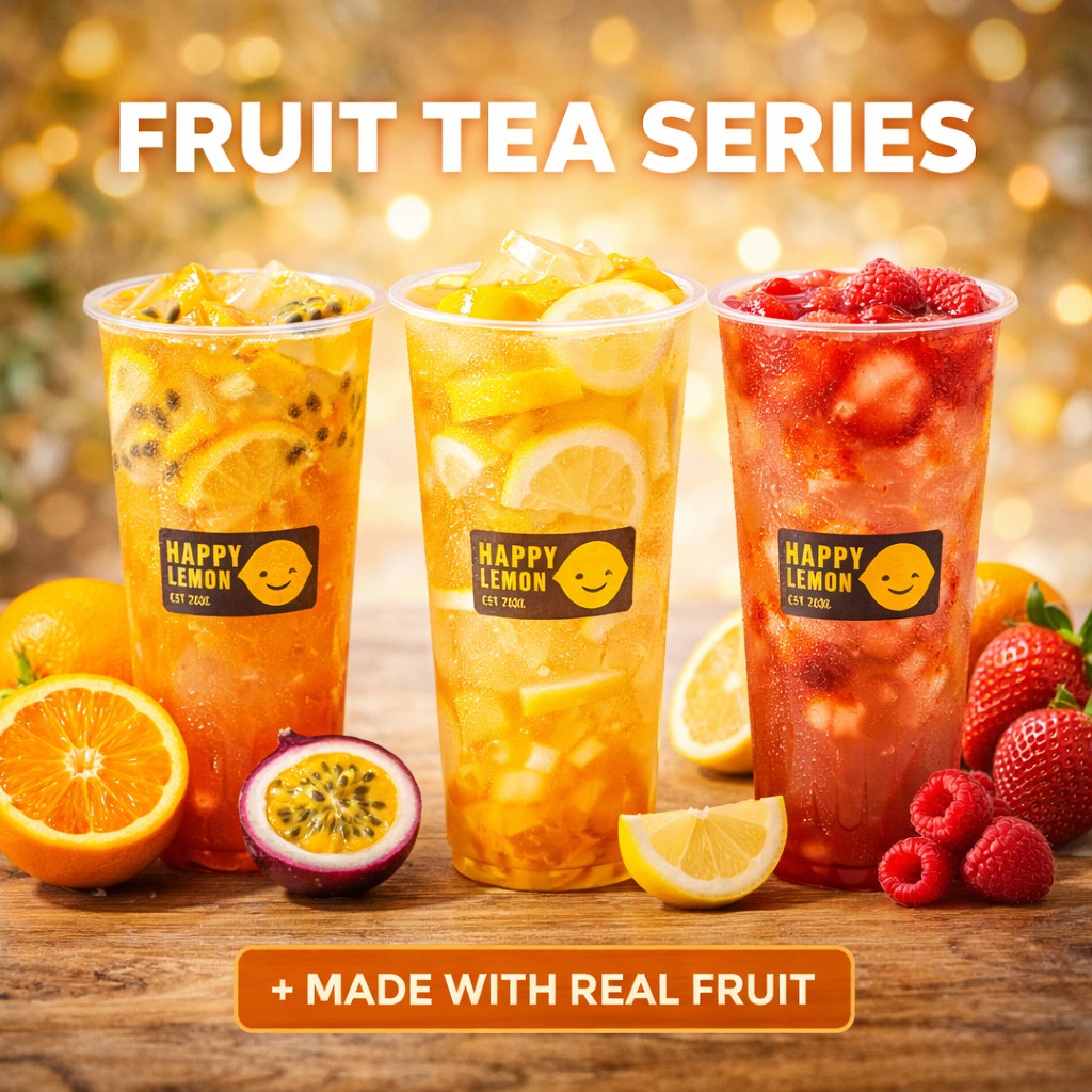 Lemon Tea Menu Milk Tea & Bubble Tea Menu in Puyallup, WA | Happy Lemon