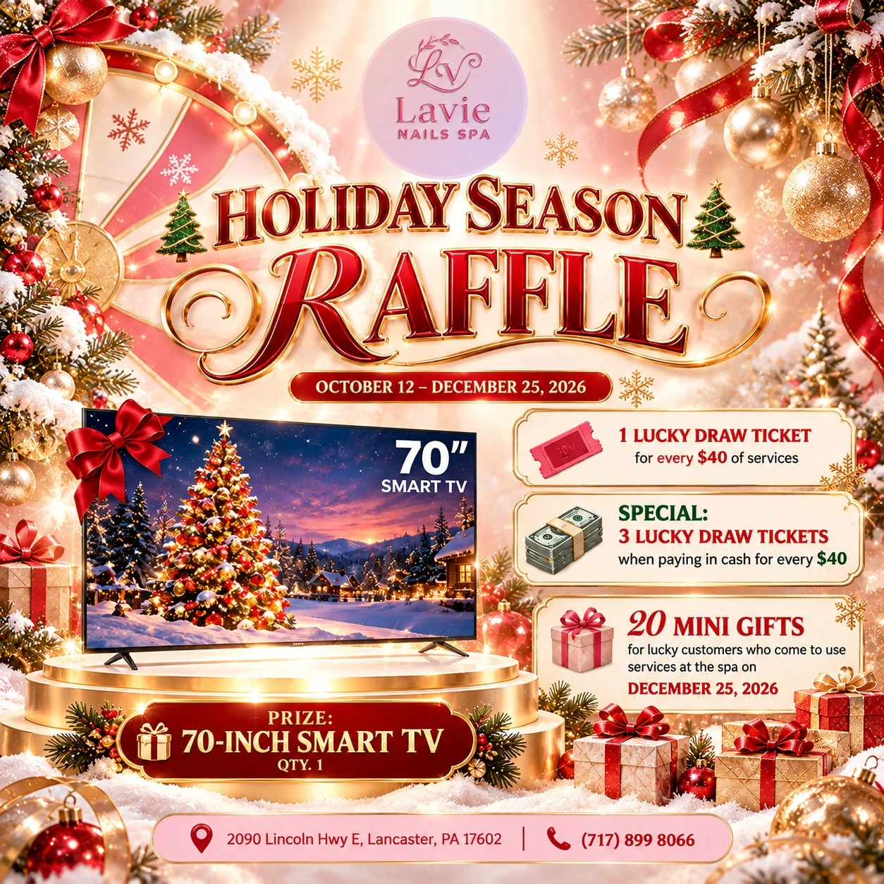 HOLIDAY SEASON RAFFLE