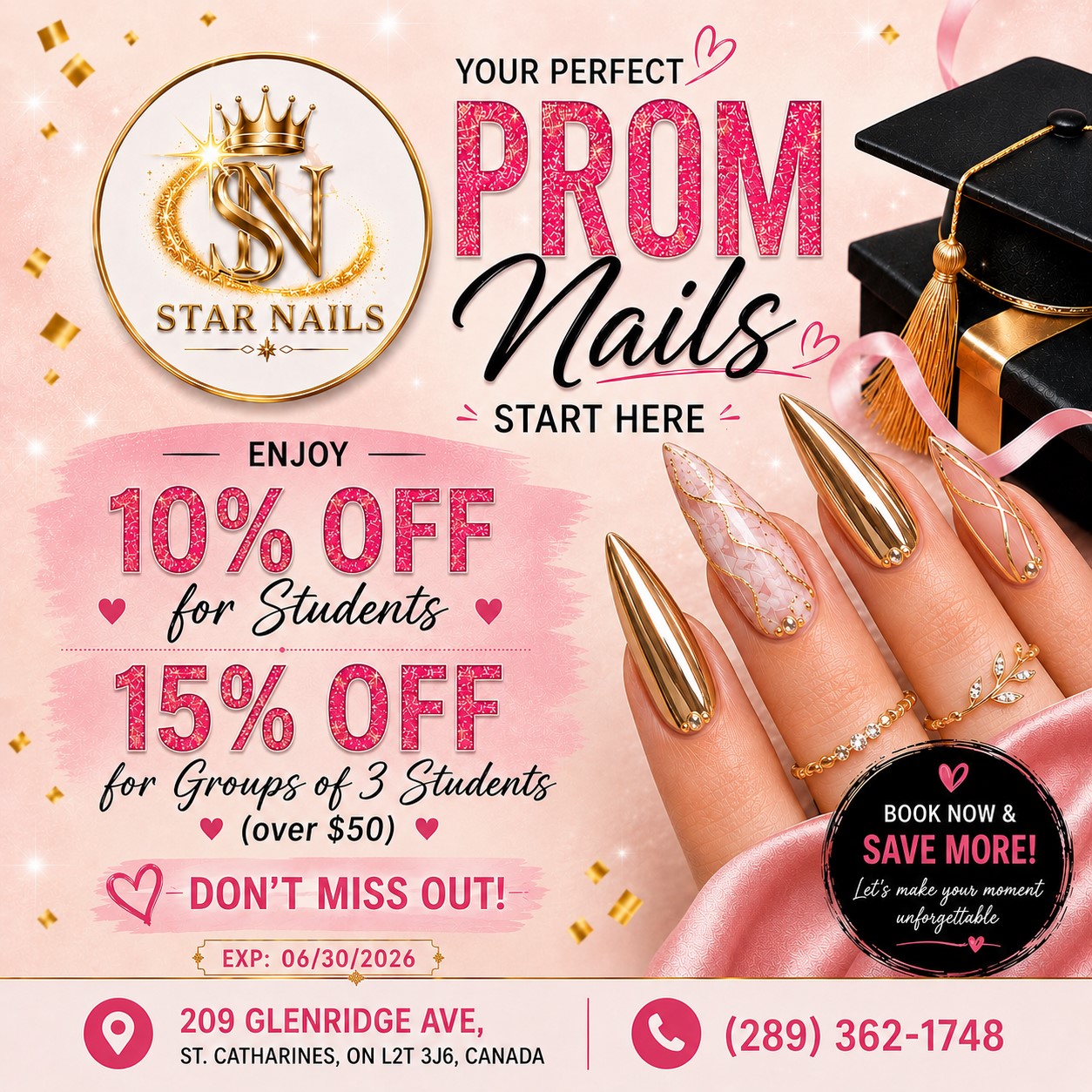 Your perfect nail start here at Star Nails St Catharines