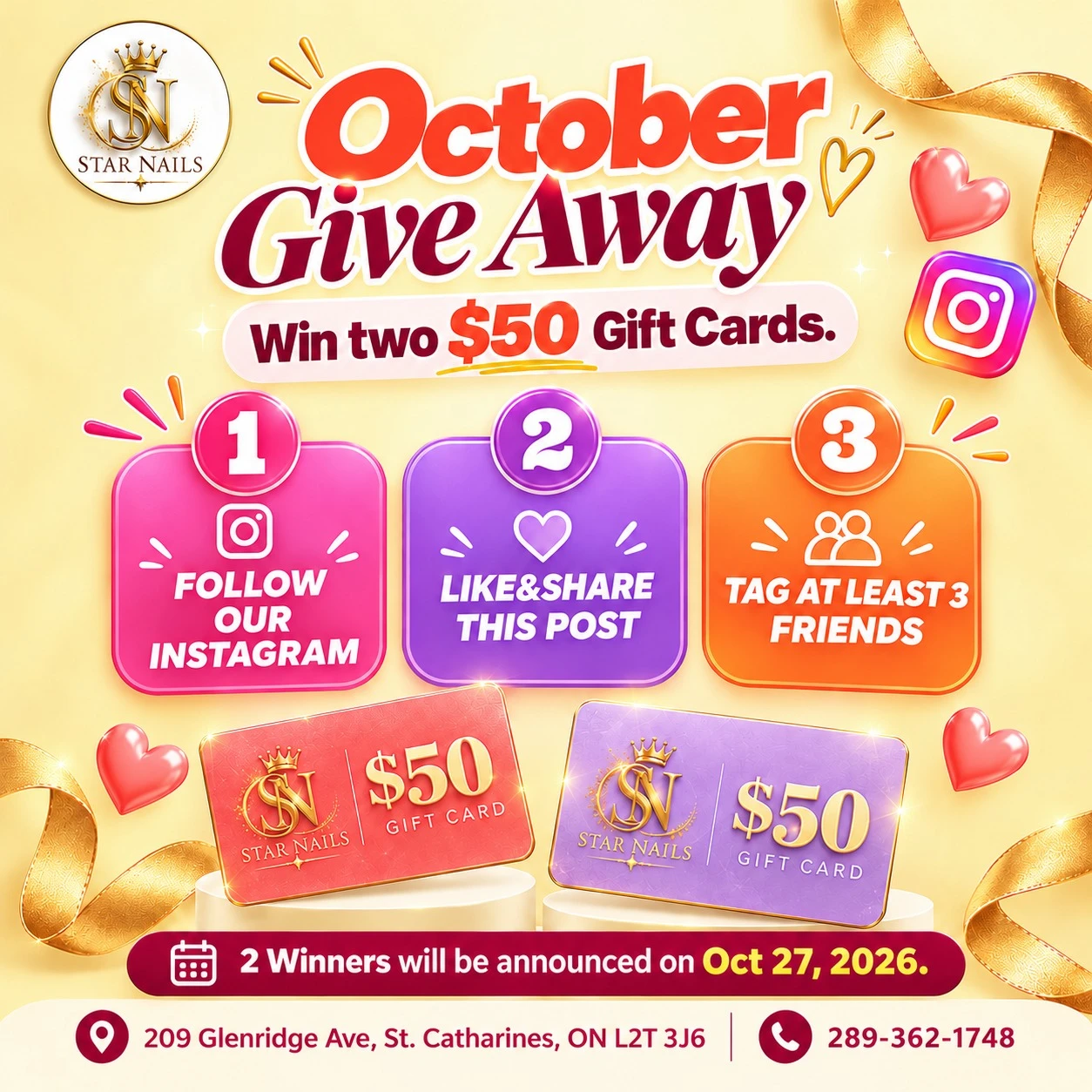 October Giveaway