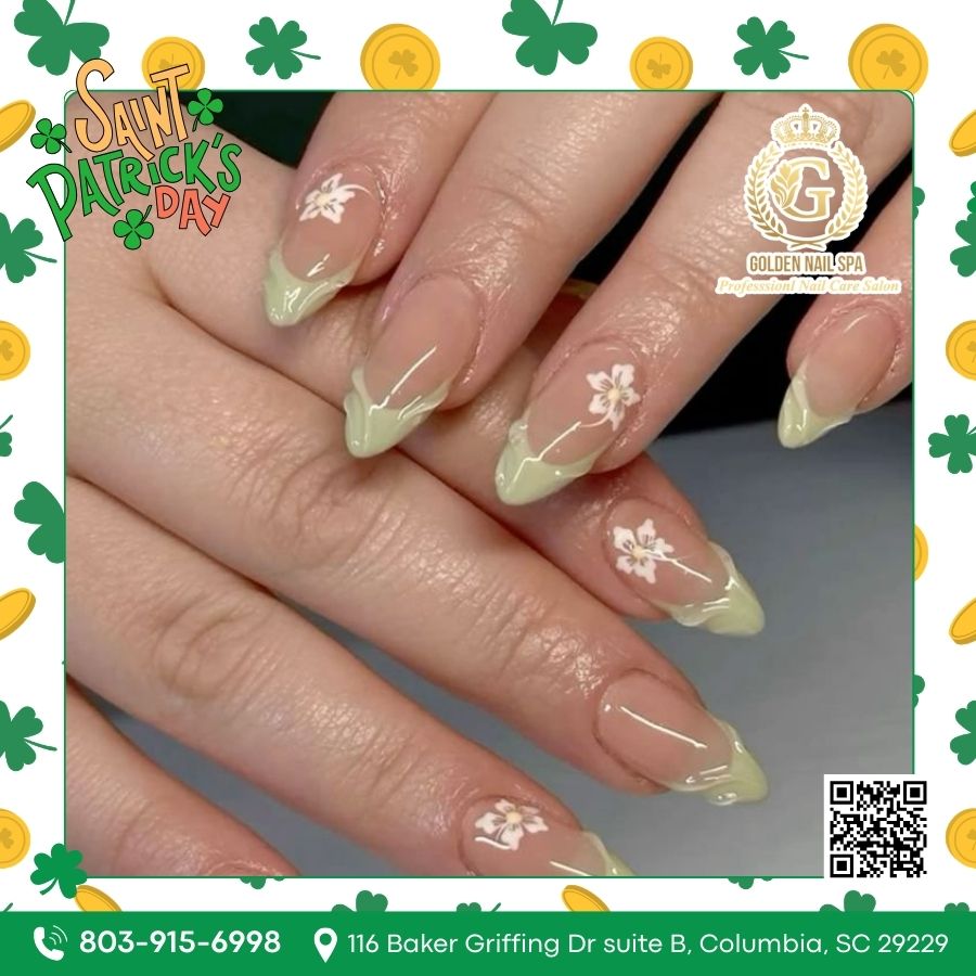 Trending nail art for Saint Patrick's Day 2026 emphasizes a mix of elevated minimalism and bold festive accents like emerald French tips, negative space graphics, and classic shamrocks.