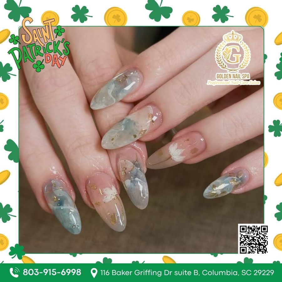 Trending nail art for Saint Patrick's Day 2026 emphasizes a mix of elevated minimalism and bold festive accents like emerald French tips, negative space graphics, and classic shamrocks.