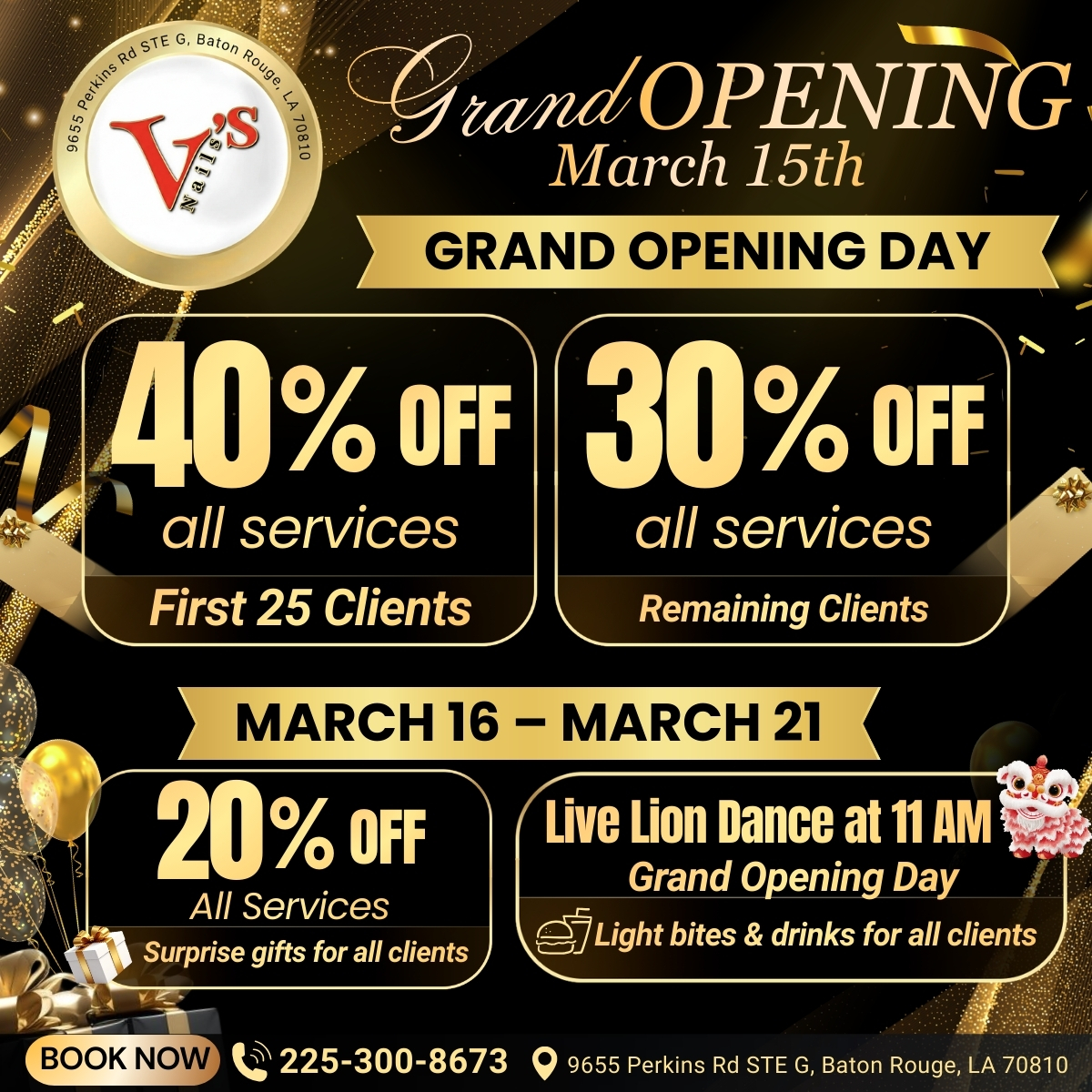 Grand Opening Offers