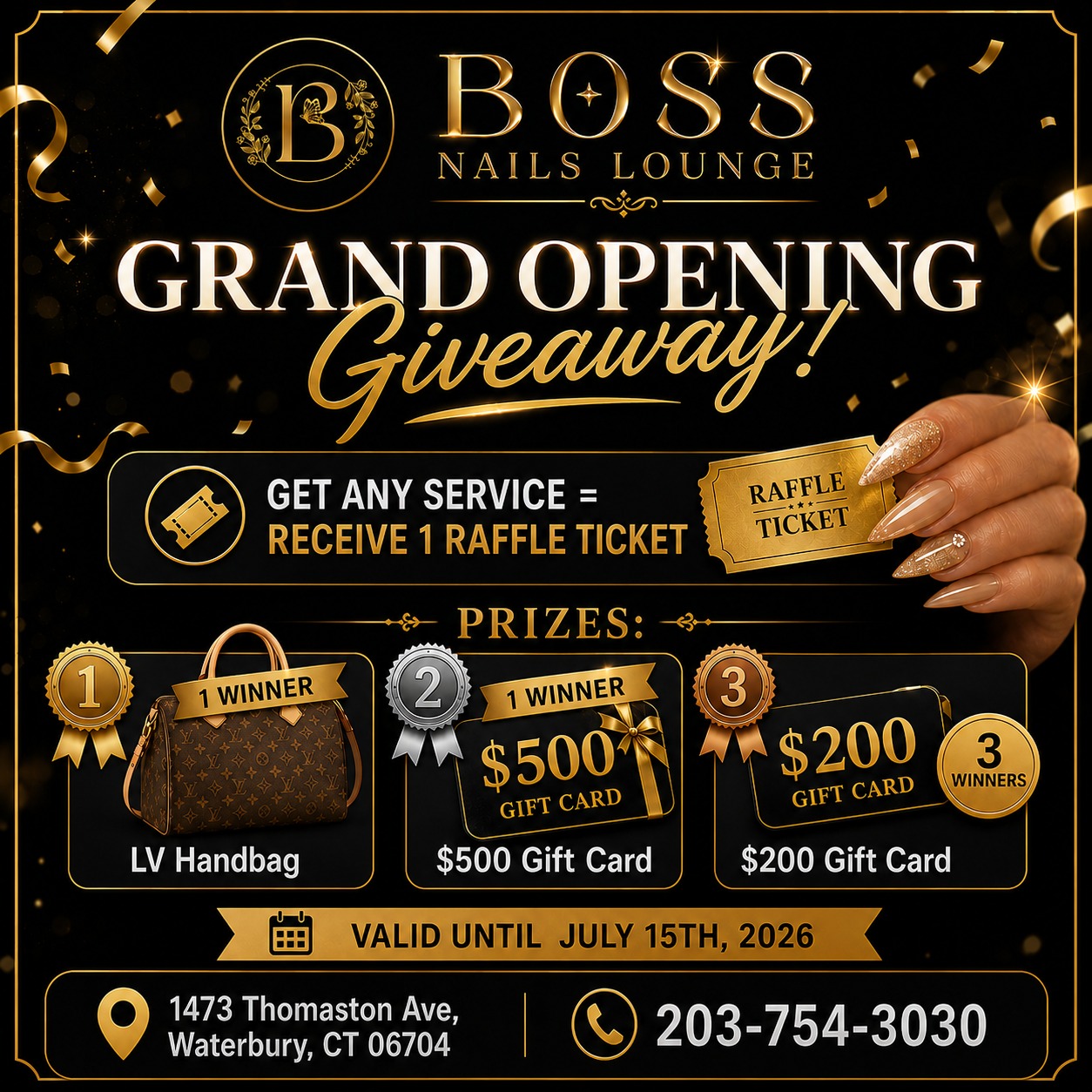 GRAND OPENING GIVEAWAY ALERT