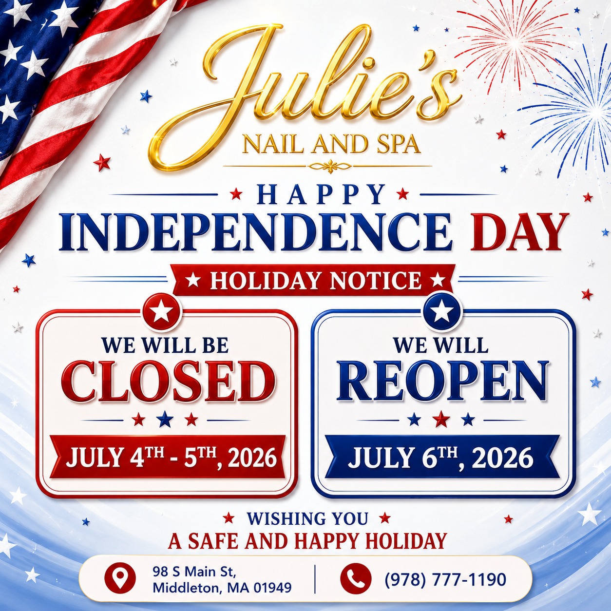 Holiday Notice