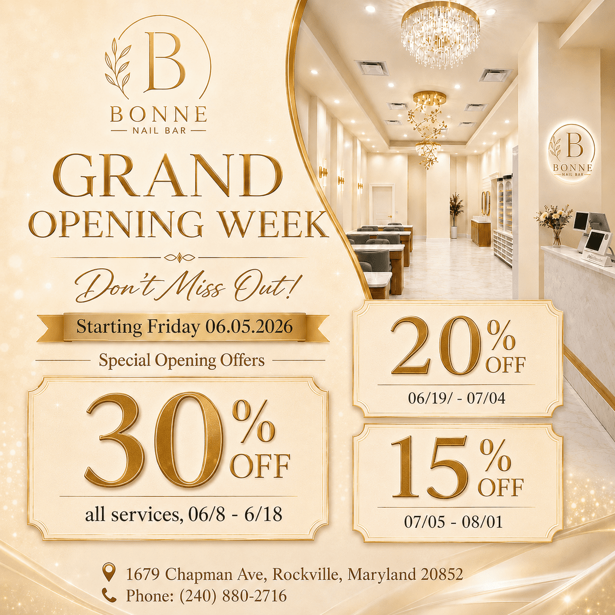 Grand Opening Week