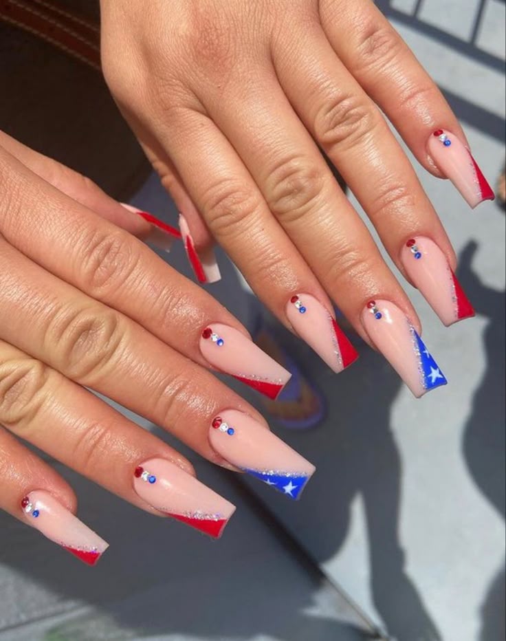 patriotic nail designs Bentonville