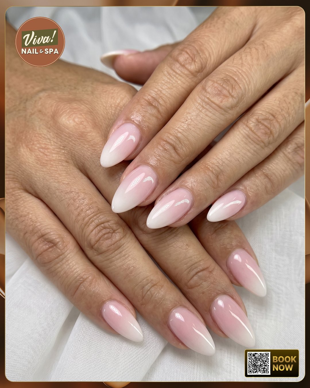  Pink and White Nails