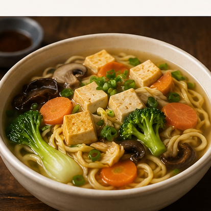 Egg Noodle with Beef or Chicken Broth
