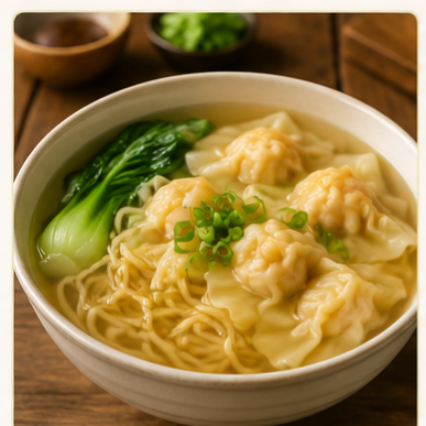 Wonton Noodle Soup
