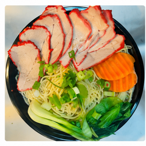 BBQ Pork Noodles Soup