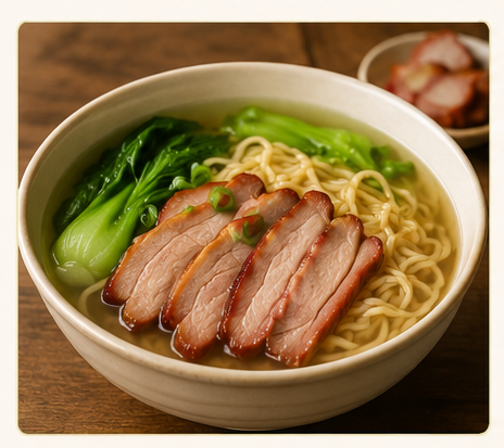 BBQ Noodle Soup