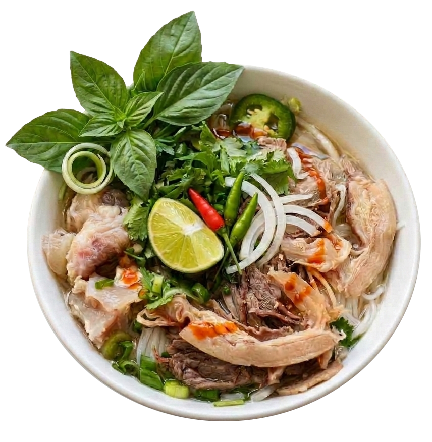 Rare Steak & Tendon Pho