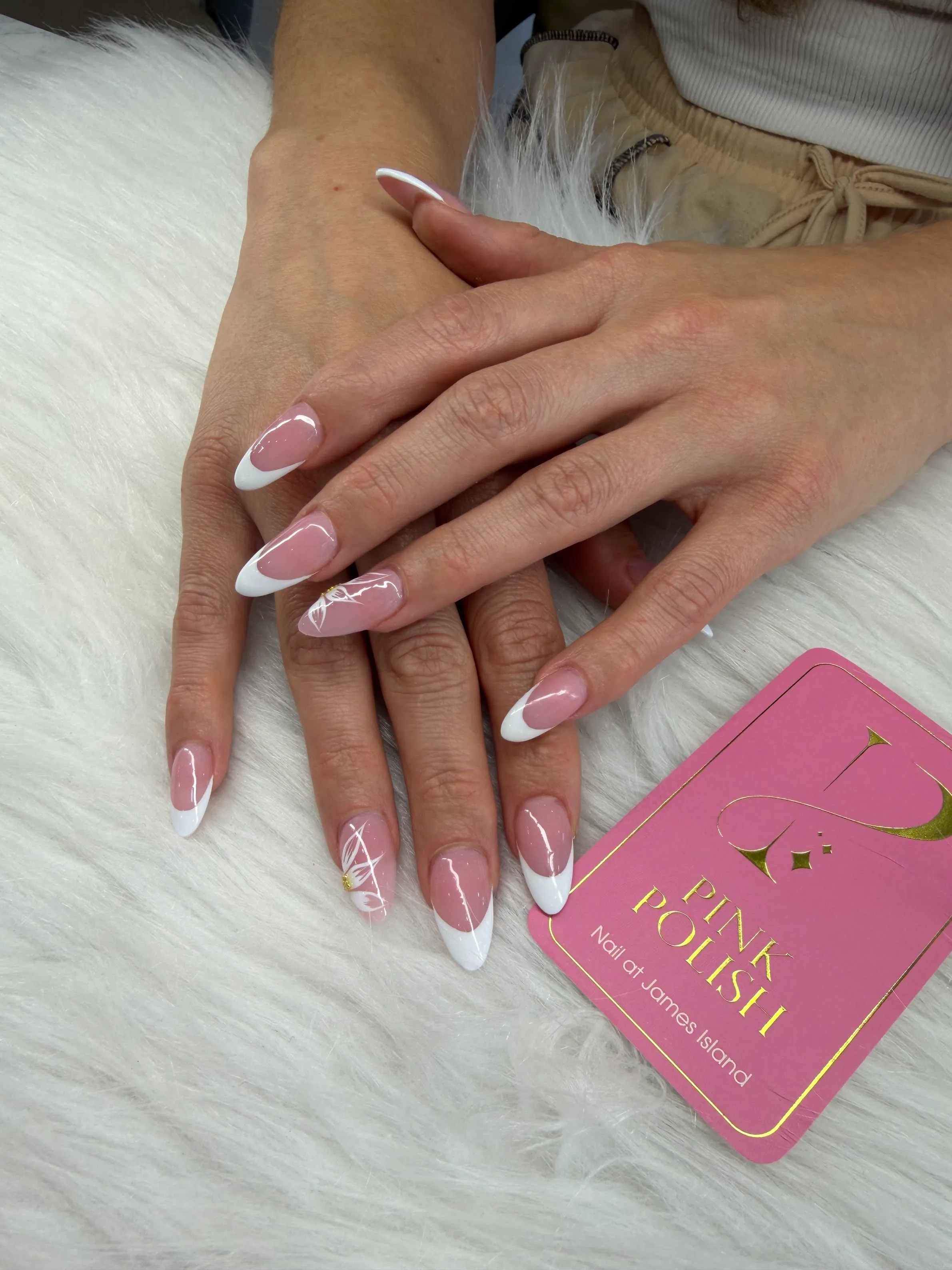Pink Polish Nail