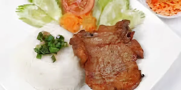 Grilled Pork Chops Rice