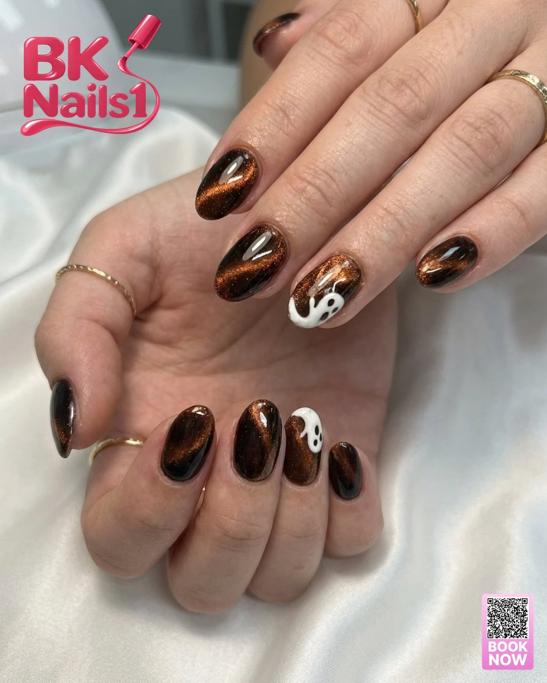 Spooky or Sophisticated? Halloween vs. Classic Fall Nail Art Ideas at BK Nails 1 Salon in Marietta