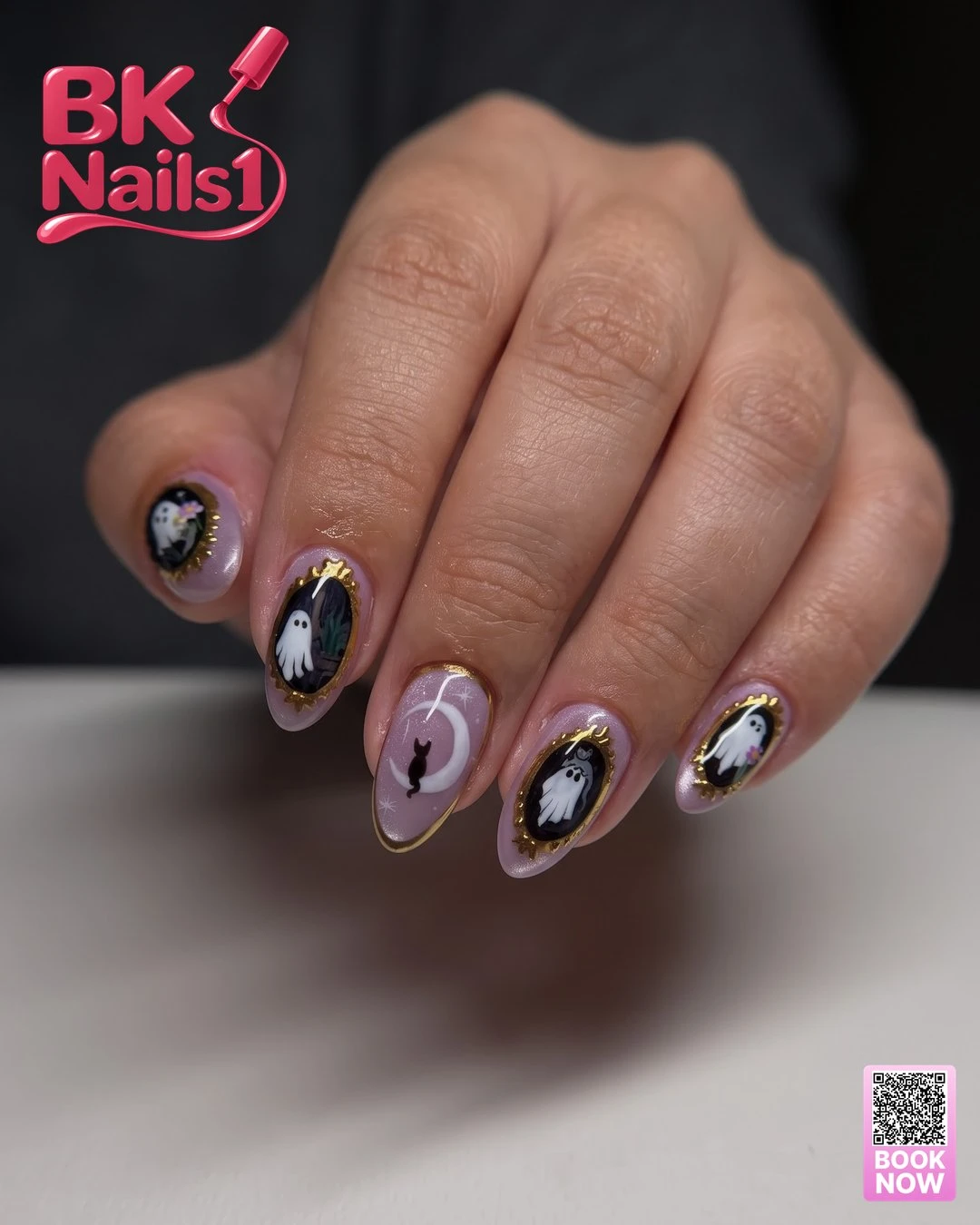 Spooky or Sophisticated? Halloween vs. Classic Fall Nail Art Ideas at BK Nails 1 Salon in Marietta