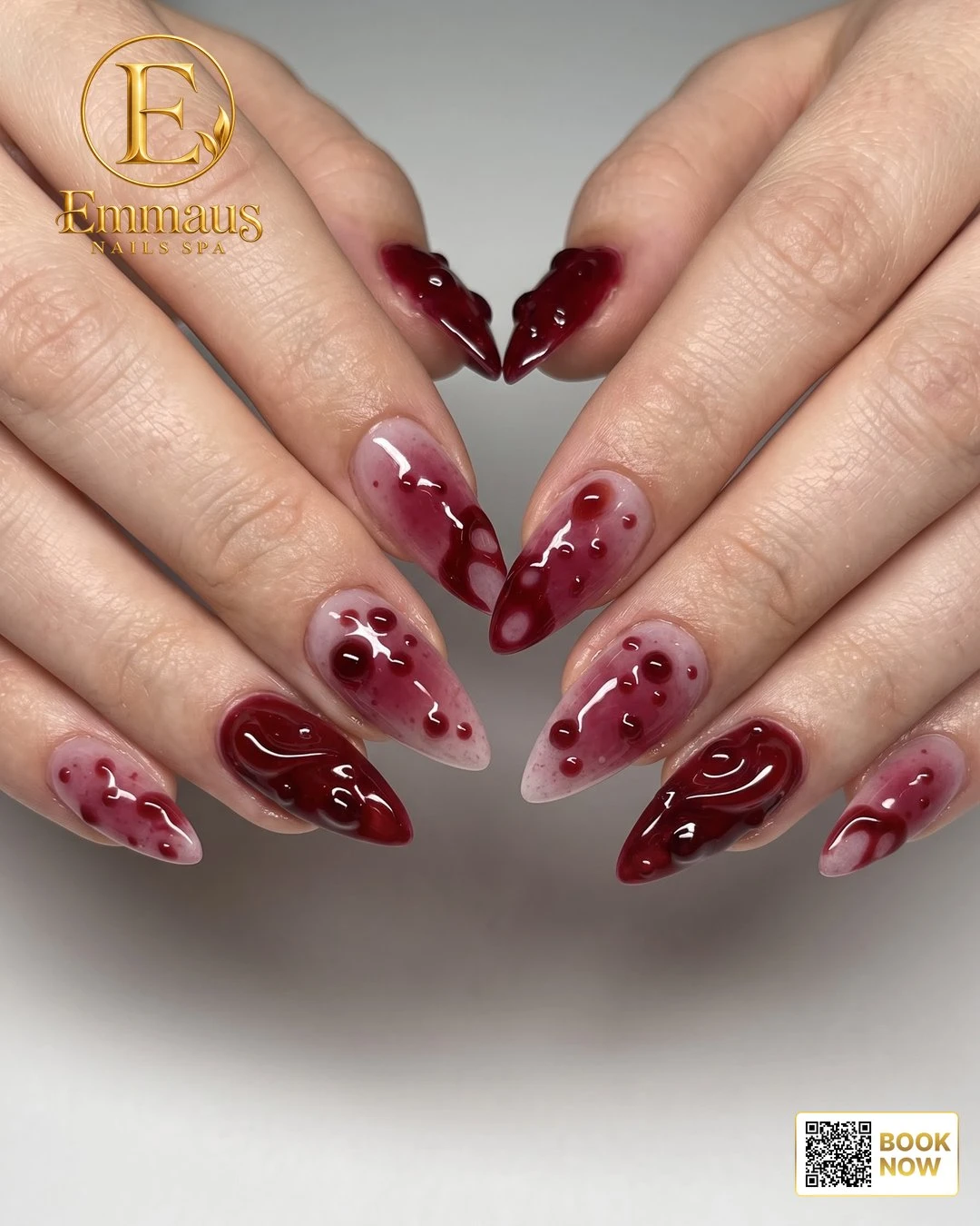 Burgundy and Deep Red color