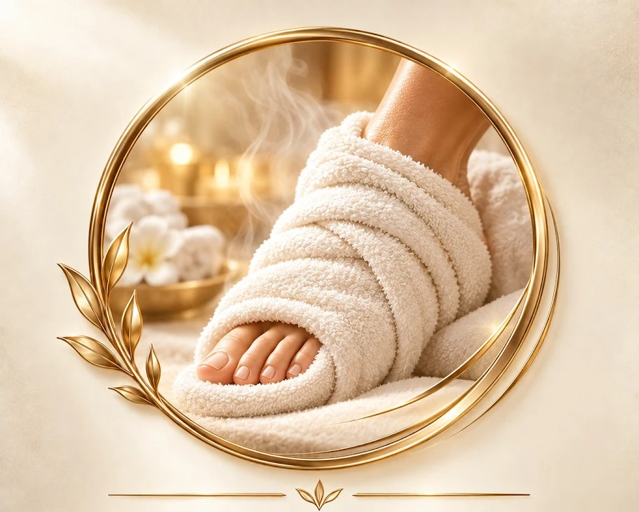 Warm towel wrap