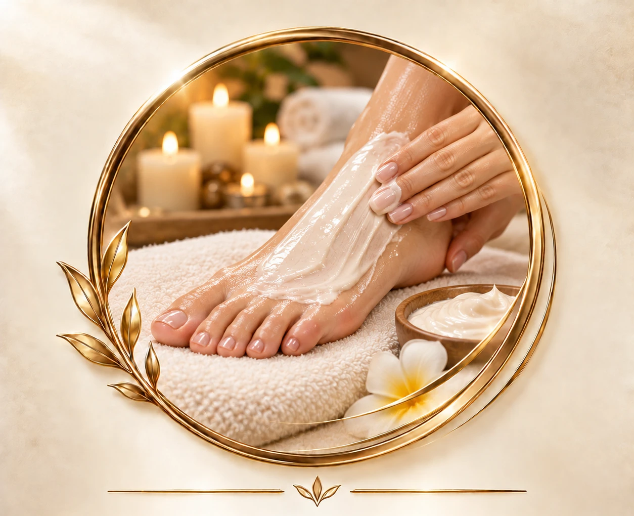 Deep moisturizing foot mask